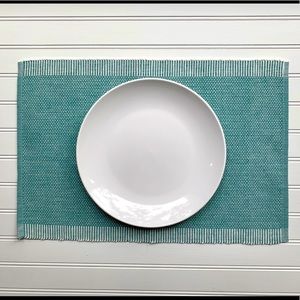 Sea foam green placemats
